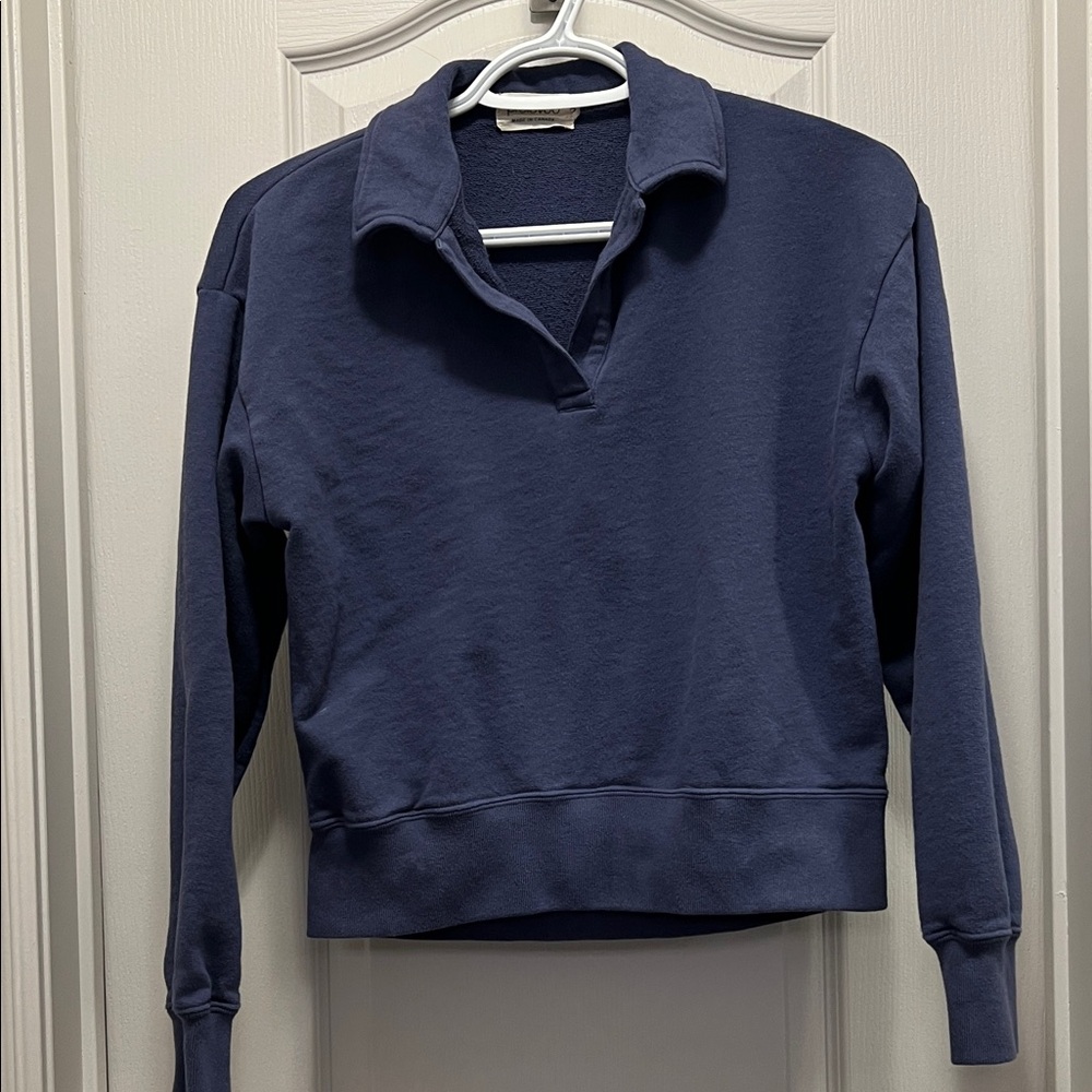 Navy Blue Women's Sweatshirt